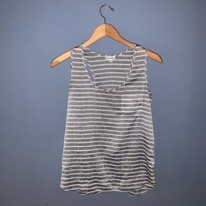 Steven Alan Blue/Cream Stripe Tank Size Small